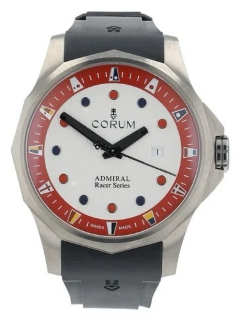 Corum Admiral Racer Titanium Silver Dial 47mm Automatic Men's Watch 1.0157